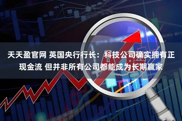 天天盈官网 英国央行行长：科技公司确实拥有正现金流 但并非所有公司都能成为长期赢家