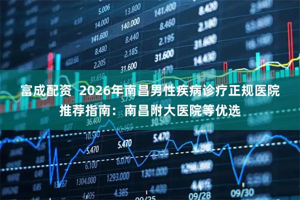 富成配资  2026年南昌男性疾病诊疗正规医院推荐指南：南昌附大医院等优选